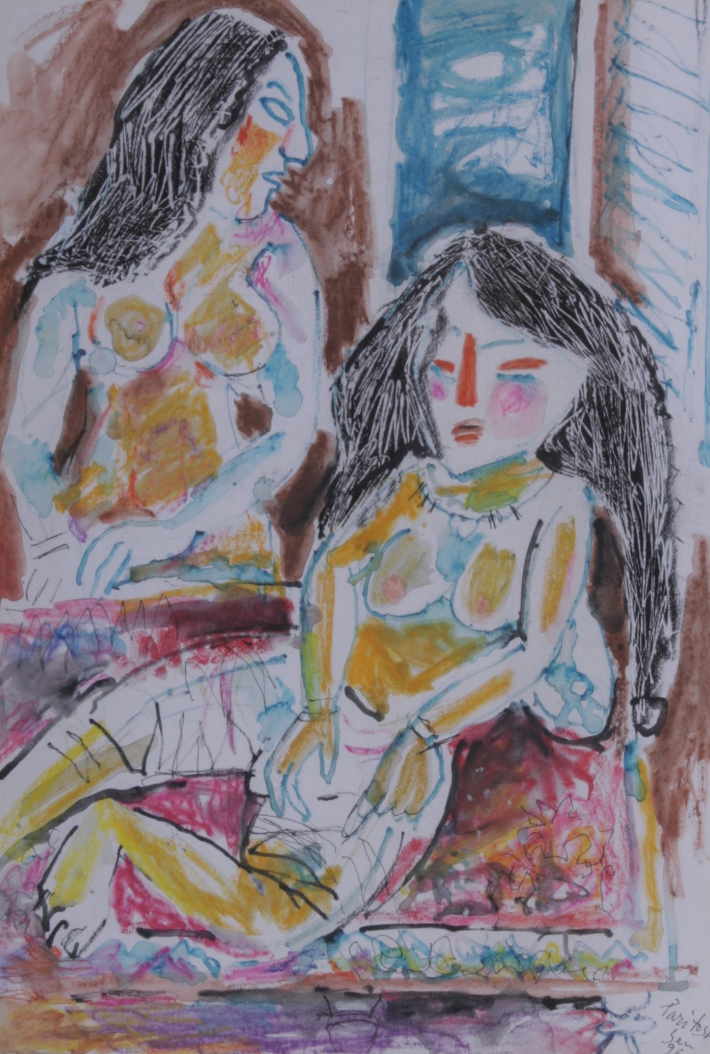 Paritosh Sen - size: 44 x 30 cm - Year :1996