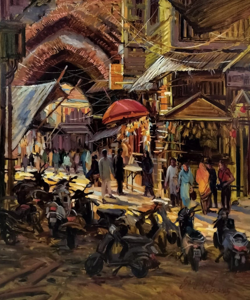 Sanghapal Morning light oil canvass 46x60 2025