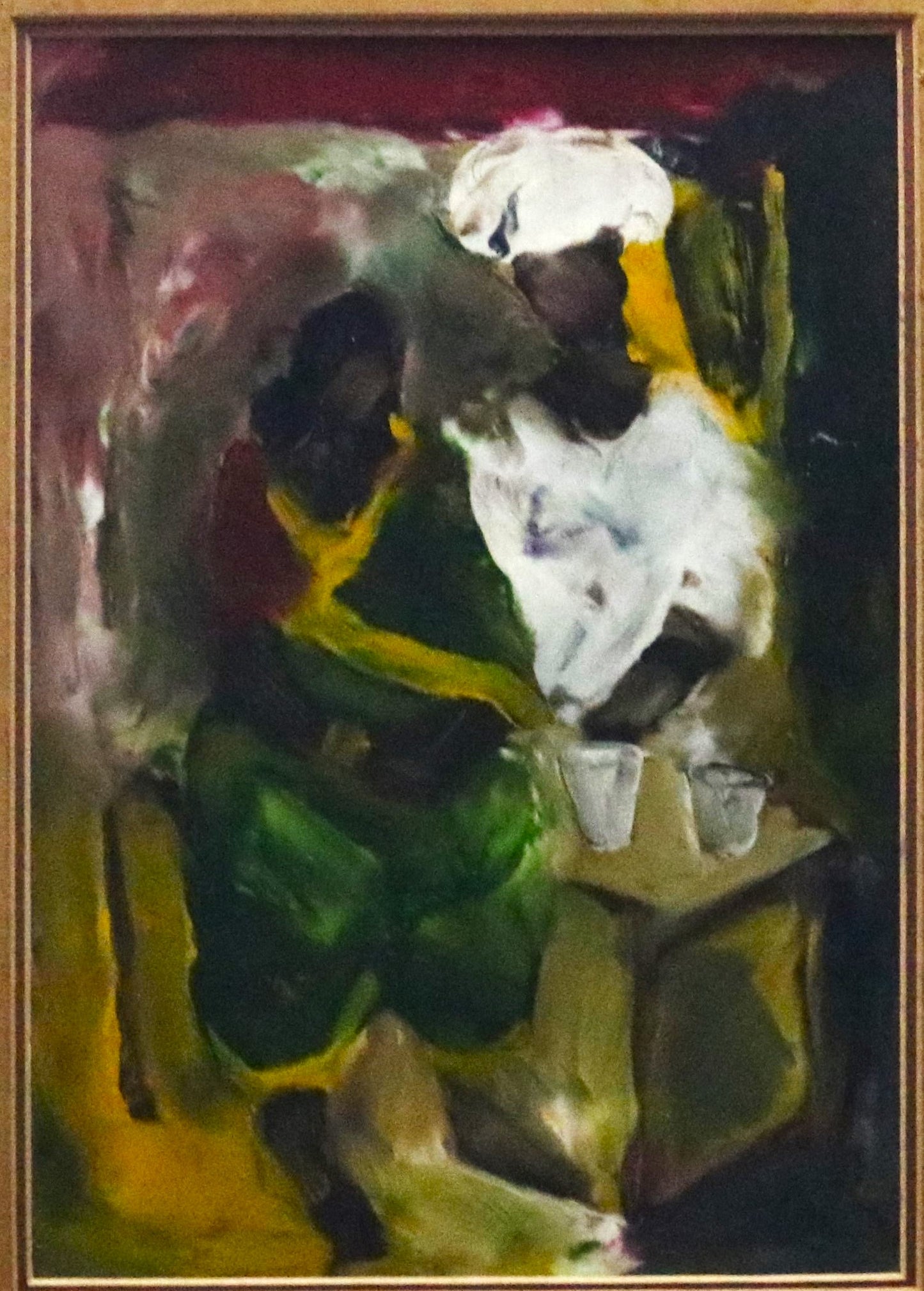 JMS MANI b 1949-2021 : Acrylic Badami series 1994 8 x 11 inches