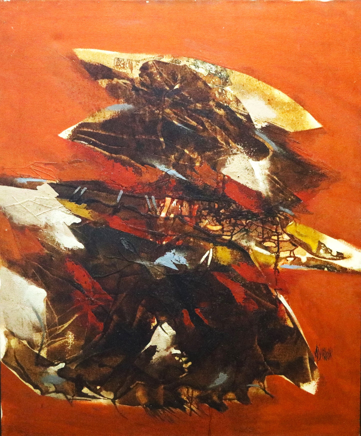 Gopal Adivrekar oil on canvass