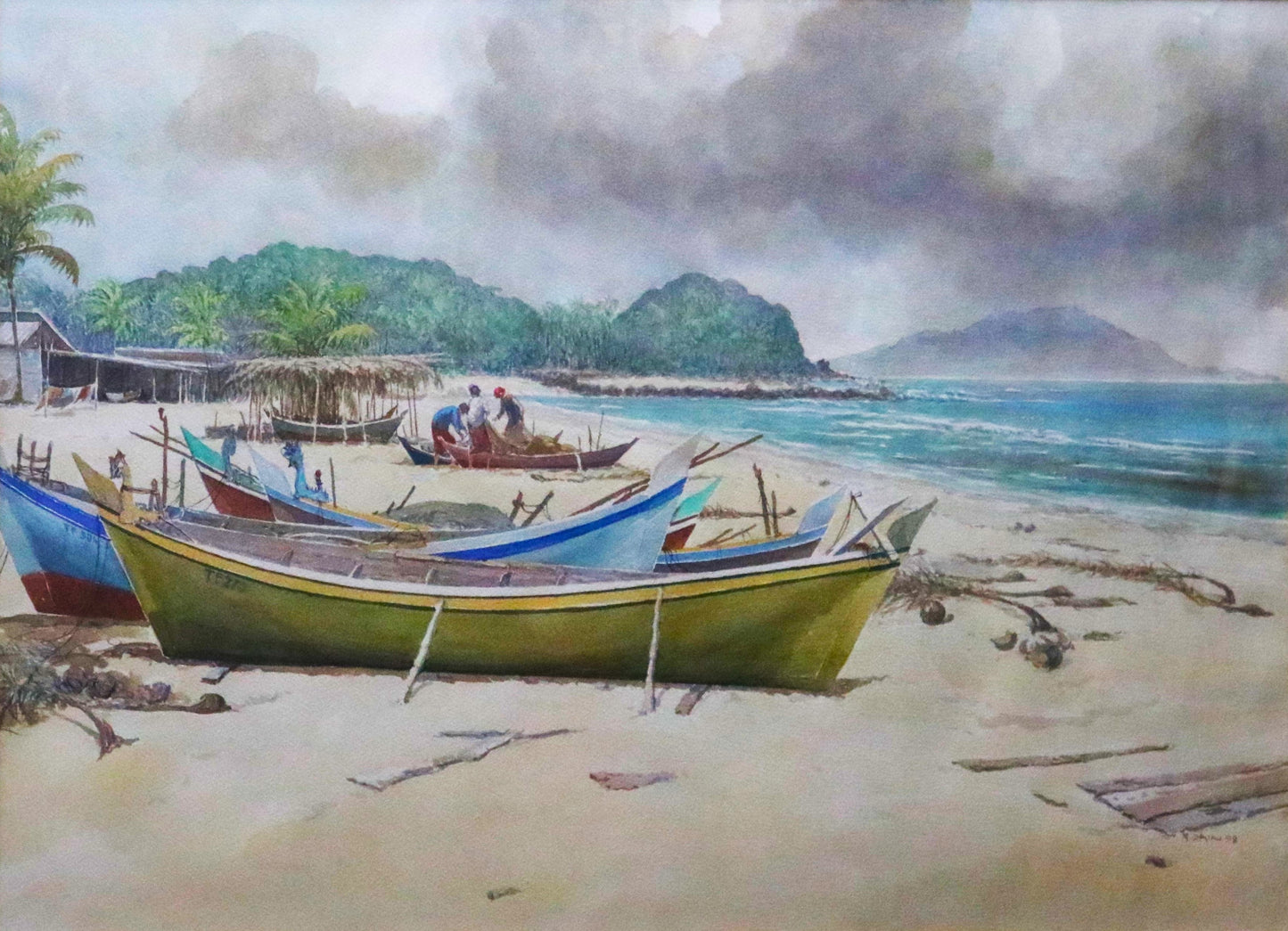 Mohammad Zain : Beach Scene Terengganu