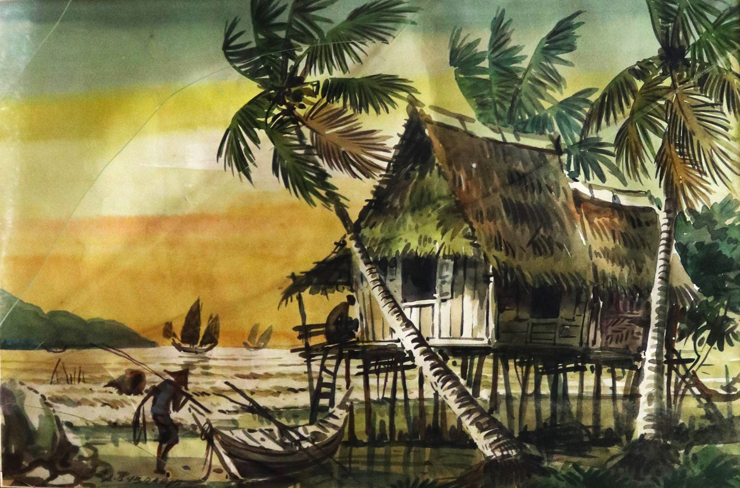 Kampong Scene : AB Ibrahim