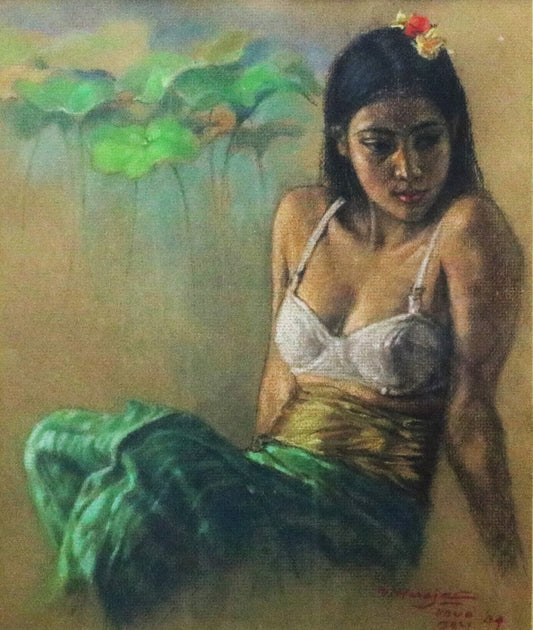 Portrait of a Balinese lady