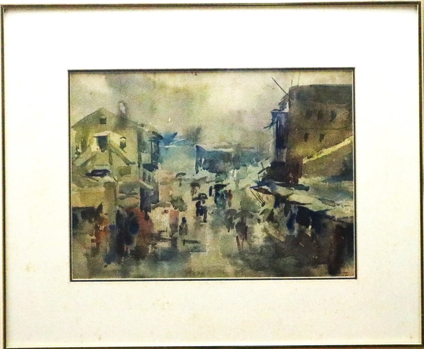 Street Scene Khander Roa 9.5x13