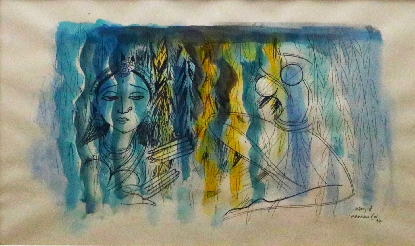 Laxman Pai Water Colour