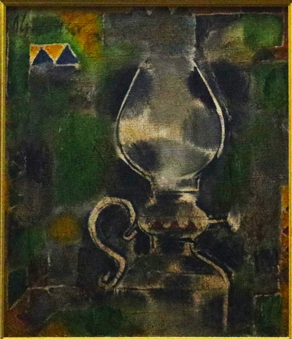 Alphonso Doss : The Lamp 2007 oil on canvass 10 x 8 inches