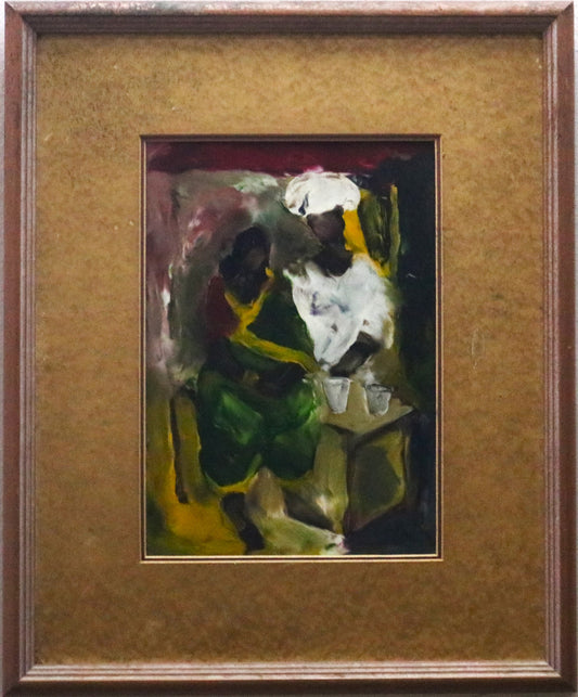 JMS MANI b 1949-2021  : Acrylic Badami series 1994 8 x 11 inches