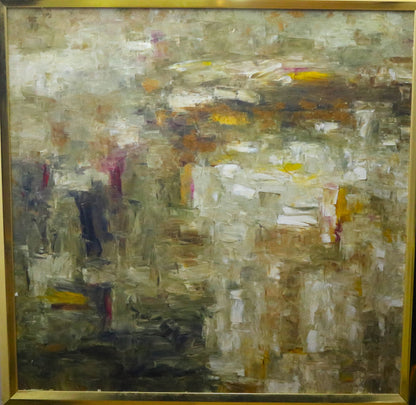 KM Adimoolam b 1938-2008 Land Reflex 1990 44 x 44 inches PRICE ON REQUEST