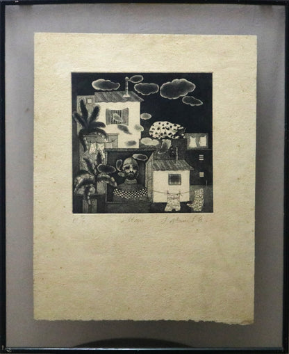 JMS MANI b 1949-2021 Etching on paper